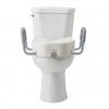 Raised Toilet Seat with Lock and Arms 400 lb Elongated thumbnail photo 2