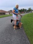 Thumbnail of  using a Swivelmate Knee Walker from Summerfield, FL